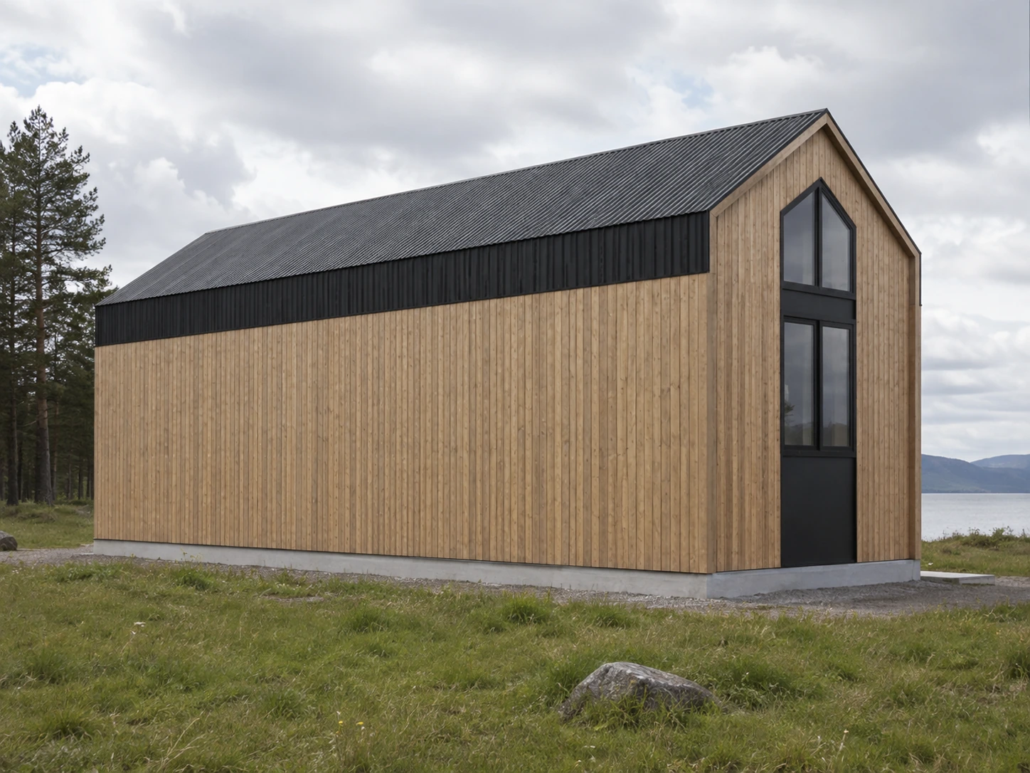 Modular House Exterior View