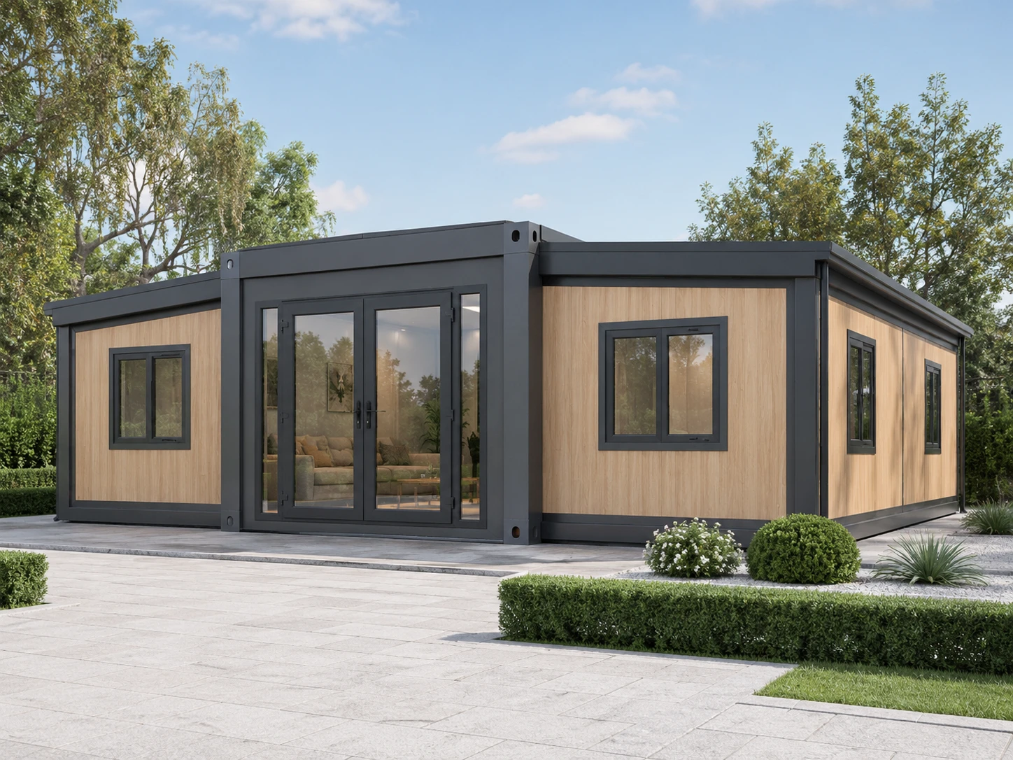 20FT Flat Roof Expandable House
