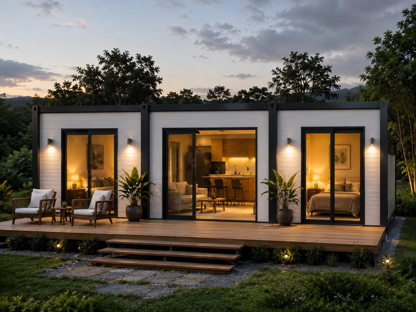 9x6 2 Bedroom Prefab Villa