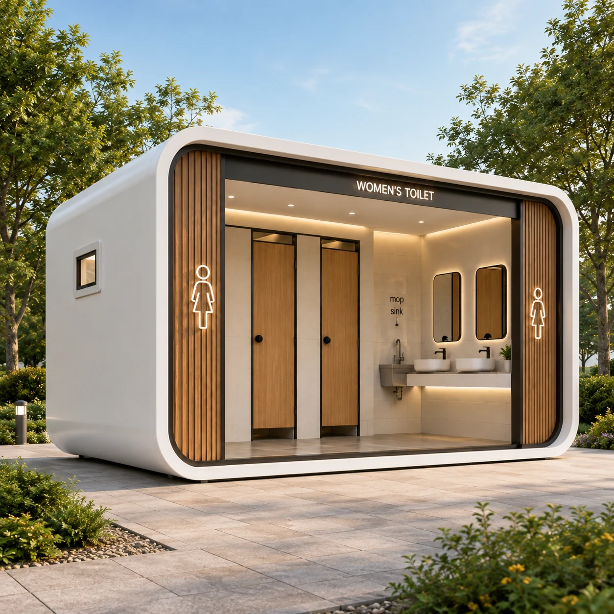 Womens Toilet Pod